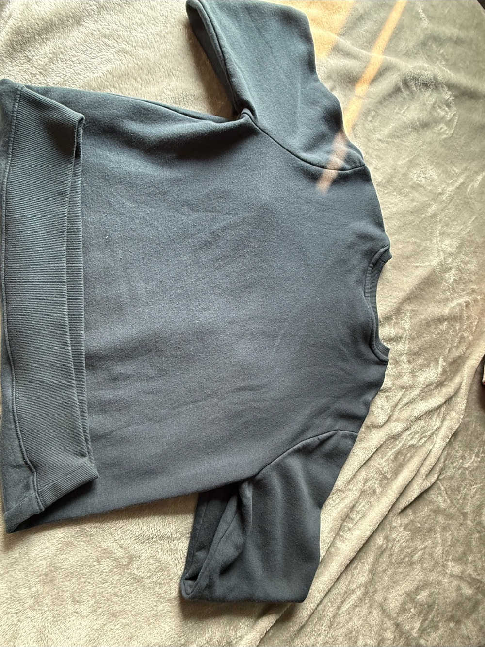 Classic Crewneck Women's Sweater in Slate Blue